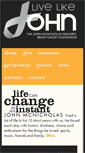 Mobile Screenshot of livelikejohn.org