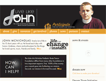 Tablet Screenshot of livelikejohn.org